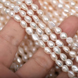 Baroque Pearl Necklace, Natural Freshwater Pearl DIY Jewelry