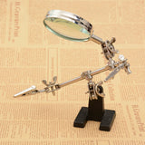 Spot Welder Machine Magnifying Glass Soldering Iron Stand