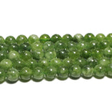 Green Diopside Loose Round Stone Beads Chalcedony 6/8/10mm