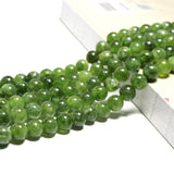 Green Diopside Loose Round Stone Beads Chalcedony 6/8/10mm