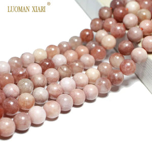 Sunstone Loose Round Stone Beads 6/8/10mm