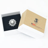 Zircon Pearl Scarf Buckle - Wild Clothes Clip