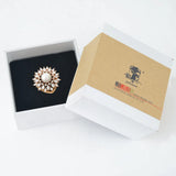 Zircon Pearl Scarf Buckle - Wild Clothes Clip