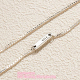 925 Sterling Silver Shimmering Wish Necklace with Clear CZ