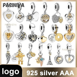 Spring 925 Sterling Silver Pendant High-End Jewelry