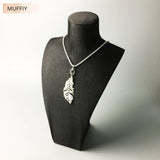 Spring Buckle Pendant Carrier 925 Sterling Silver Golden Rose Fine Jewelry