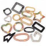 Spring Carabiner Clasp for Metal Chain and Cord