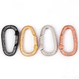 Spring Carabiner Clasp for Metal Chain and Cord