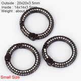 Spring Carabiner Clasp for Metal Chain and Cord