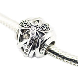Sterling Silver Dreamy Dragonfly Charm Beads for Bracelets