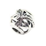 Sterling Silver Dreamy Dragonfly Charm Beads for Bracelets