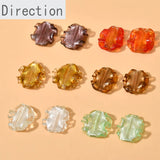 Spring Glass Pleated Lace Petal Flower Piece DIY Jewelry Making Material