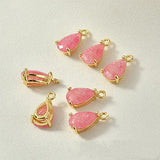 Spring Ice Zircon Drop Necklace Bracelet Ear Stud Pendant Parts DIY Ornament