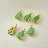 Spring Ice Zircon Drop Necklace Bracelet Ear Stud Pendant Parts DIY Ornament