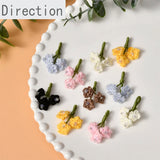 Colorful Wool Small Bouquet for Jewelry Making