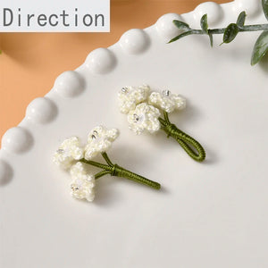 Colorful Wool Small Bouquet for Jewelry Making
