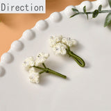 Colorful Wool Small Bouquet for Jewelry Making