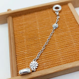Spring Daisy Flower Safety Chain Charm Jewelry Gift