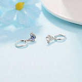 Spring Hoop Crystal Earrings for Women