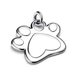 925 Sterling Silver Poodle Puppy Dog Dangle Charm