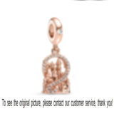Spring Mother Hat Charm Pendant, Women's DIY Bracelet, Necklace Jewelry