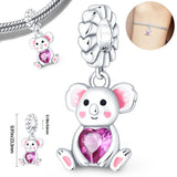 Spring Animals Butterfly Chameleon Frog Crocodile Dangle Charm Beads