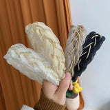 Spring Mesh Chain Twist Organza Hair Hoop for Women