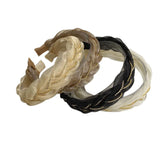 Spring Mesh Chain Twist Organza Hair Hoop for Women