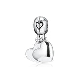 Mother & Son Love Dangle Charm 925 Silver Jewelry For Snake Chain Bracelets