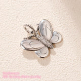 925 Sterling Silver Butterfly Pendant Necklace for Jewelry Making