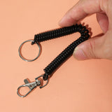 Retractable Coil Springs Keychain Coil Cord Key Chain Holder