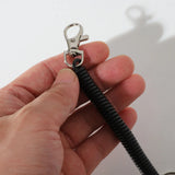 Retractable Coil Springs Keychain Coil Cord Key Chain Holder