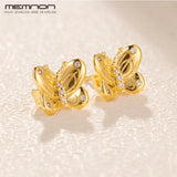 925 Sterling Silver Decorative Butterflies Stud Earrings for Women