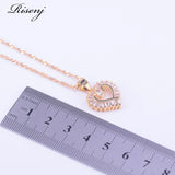 Spring Style CZ & Crystal Rose Bridal Jewelry Set