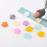 100pcs Flower Resin Cabochons DIY Jewelry Findings Accessories