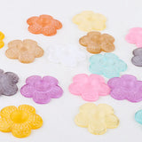 100pcs Flower Resin Cabochons DIY Jewelry Findings Accessories