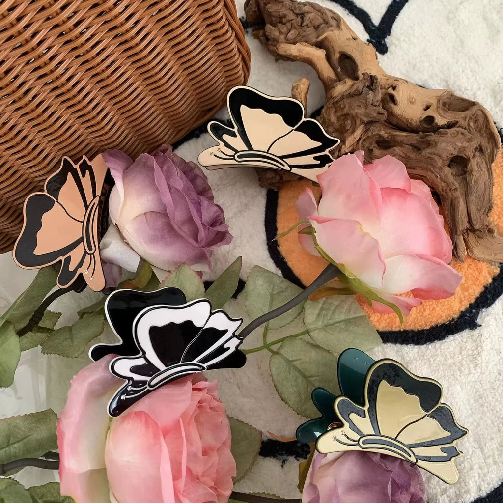 Vintage Butterfly Hair Clip for Women Girl Party Jewelry