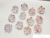 Spring Resin Small Dried Flower DIY Ear Stud Material
