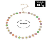 Spring Creative Daisy Chain Necklace for Women