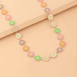 Spring Creative Daisy Chain Necklace for Women