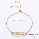 Copper Gilded Zirconium 1314 Bracelet