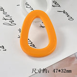 Colorful Resin Water Droplet Diy Earrings Jewelry Accessories