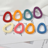 Colorful Resin Water Droplet Diy Earrings Jewelry Accessories
