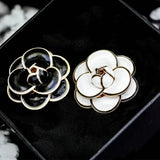 Spring and Summer Camellia Brooch Rose Clothing Accessories Pins