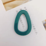 Resin Oval Water Drop Earrings DIY Jewelry 6pcs