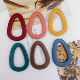 Resin Oval Water Drop Earrings DIY Jewelry 6pcs
