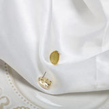 Spring Glitter Oval Alloy DIY Earrings Accessories