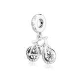 Spring Brilliant Bicycle Charm for DIY Bracelets