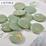 Spring powder foil acrylic earrings DIY materials