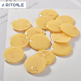 Spring powder foil acrylic earrings DIY materials